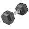 Lifeline Fitness Hex Rubber Dumbbell, 20lbs LLHRD20 - alternate 3